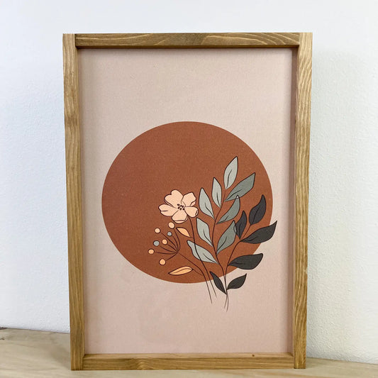 Blush Terra Framed Art